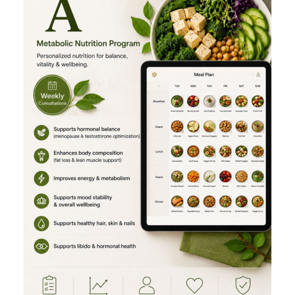Amillion Blood Type A Metabolic Nutrition Program