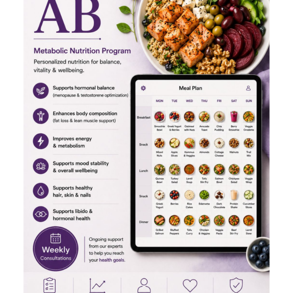 Amillion Blood Type AB Metabolic Nutrition Program