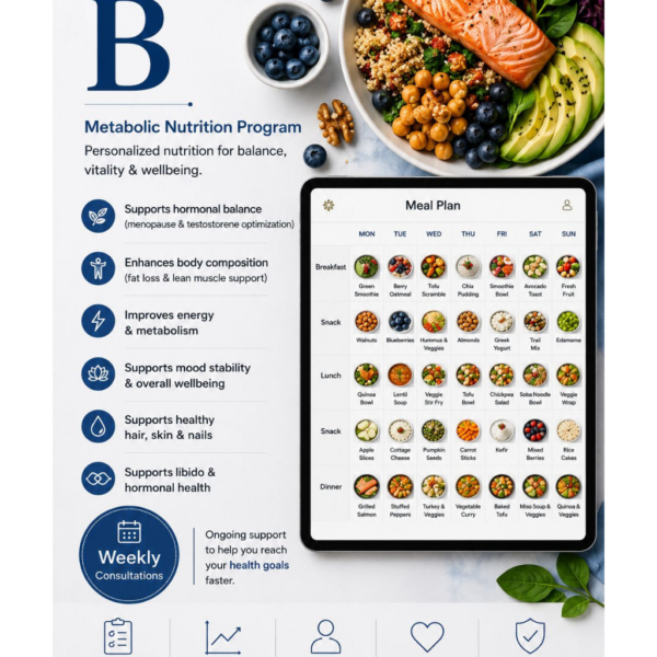 Amillion Blood Type B Metabolic Nutrition Program