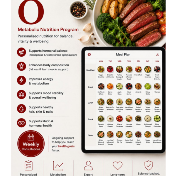 Amillion Blood Type O Metabolic Nutrition Program