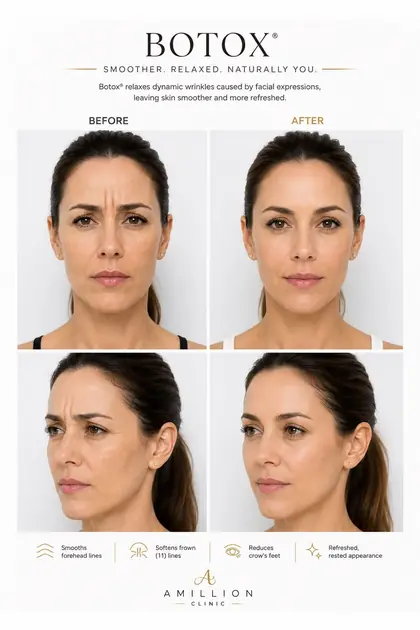 Botox® - Smoother, relaxed, naturally you: before and after treatment guide