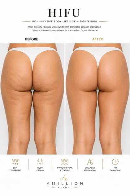 HIFU - Non-invasive body lift and skin tightening: before and after treatment guide