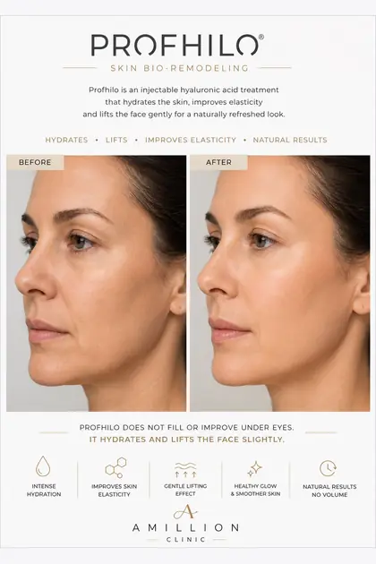 Profhilo® - Skin bio-remodeling — face: before and after treatment guide